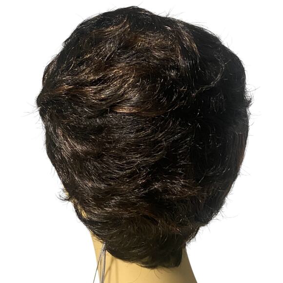 Finger Wave Modacrylic Maya Wig Vivica Fox Pure Stretch Cap FS1B/30 Hair NWT - Picture 2 of 13